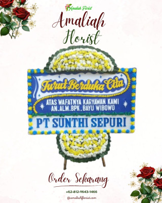 Papan Bunga Duka di Tibawa